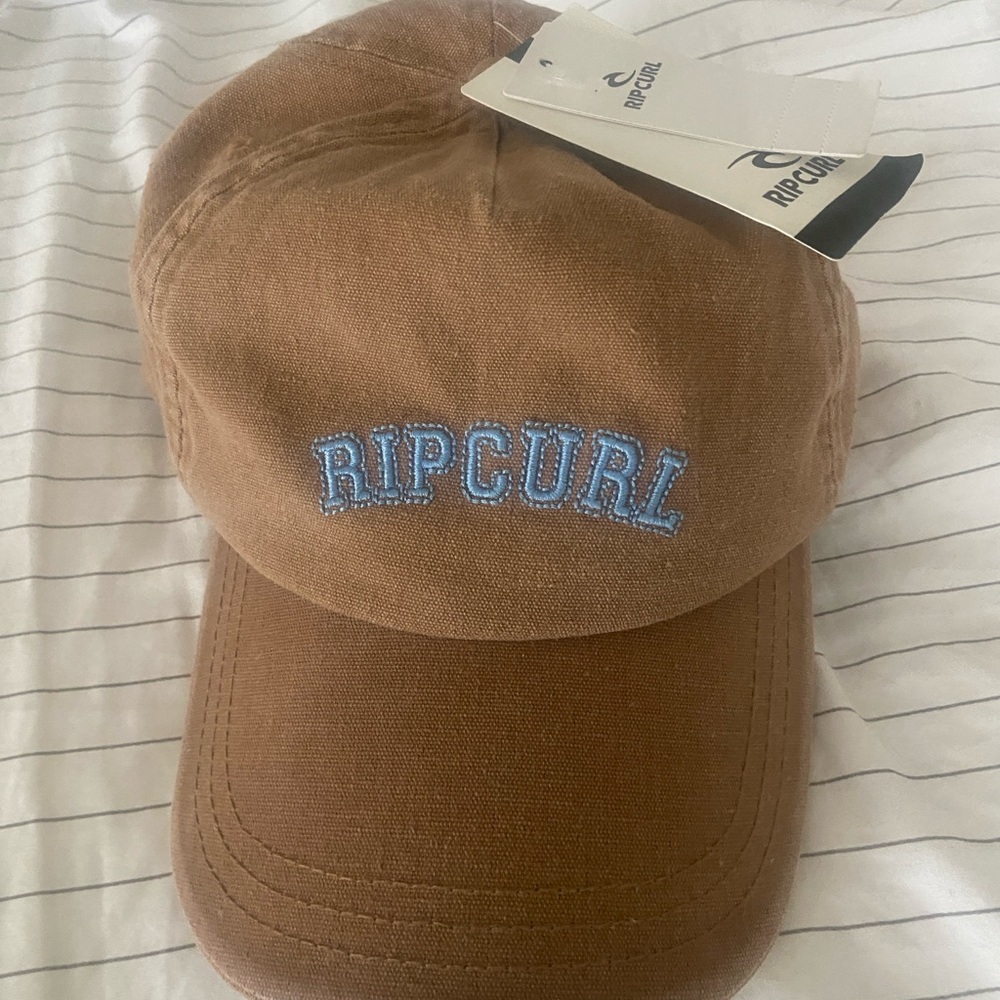 Rip Curl Tan with Blue Logo Surf Club Cap NWT